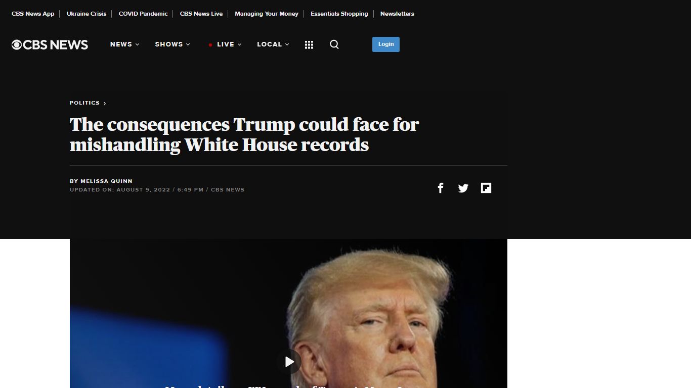 The consequences Trump could face for mishandling White House records ...